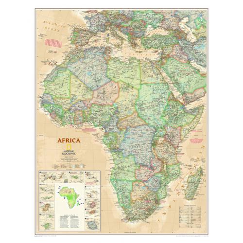 Afryka Executive. Mapa ścienna 1:14 244 000,  61x79 cm
